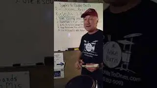 Para Singles to Doubles/Diddles Drills to progressively develop Diddle Rudiments (22PWG)