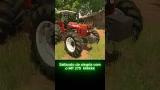 Saltando de alegria com MF 275 kkkkk  #farmingsimulator25 #fs25gameplay #agro #mods #masseyferguson