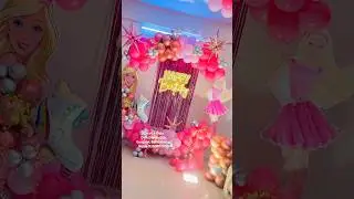 barbie theme birthday decoration at home,barbie theme birthday decoration diy,barbie theme birthday