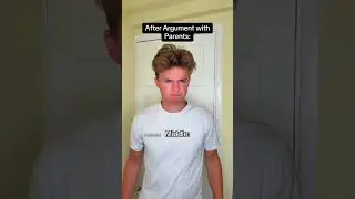 Different Siblings After Argument 😂  #comedy #funny #relatable