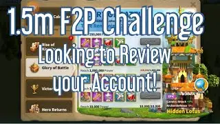 Have you completed the 1.5m power Hidden Lotus Challenge? please can I review your account.