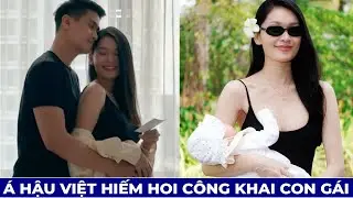 Vietnamese beauty queen rarely publicly reveals her daughter.