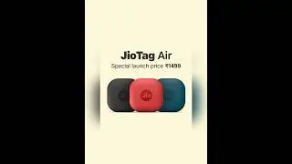 JioTag Air launched! Low cost Airtag | Find my support #jio #apple #tag #airtag #track #bluetooth