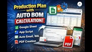 Production Plan with Auto BOM Calculation | SMART ITBOX