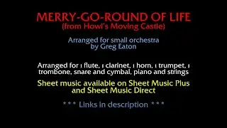 Merry Go Round of Life - Small Orchestra
