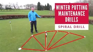 Putting Performance Practice- The 3-8ft Spiral Drill. Best drill to practice holing out