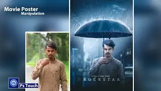 Rain Effect || Ps Touch Movie Poster Manipulation Tutorial || Fahim Editing (Background Change)🔥