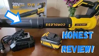 Vinchest Leaf Blower Review &ndash; Lightweight, Powerful & Cordless #LawnCareTools #amazonfinds
