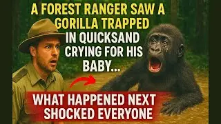 A Forest Ranger Saw Gorilla Trapped QUICKSAND Crying for Baby&hellip; What Happened Next Shocked Everyone