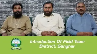 Introduction Of Fields Team District: Sanghar