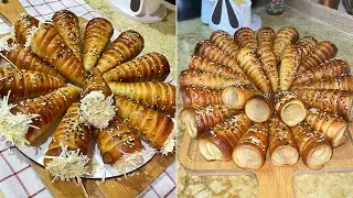 العجينة هادي خباها في عينيك مليح مليح😍 مملحات الكورني بطريقة مبسطة سهلة و سريعة بكمية وفيرة 😍