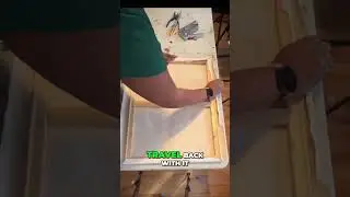 Don&rsquo;t throw your Wood Frames away repurpose another painting #repurposed