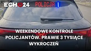 Weekend police checks: Nearly 3,000 violations