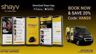 Shayv just upgraded&mdash;enjoy a brand-new van for your comfort.