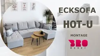 Anleitung zum Aufbau des U-f&ouml;rmigen Ecksofas HOT-U: Funktion und Design in Einem | Bromarkt.de
