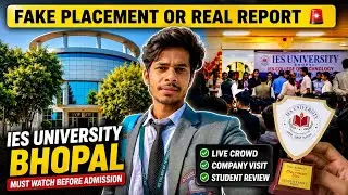 IES PLACEMENT REAL OR FAKE 2025-26🤔?| IES UNIVERSITY PLACEMENT DAY| Placement Reality Of IES