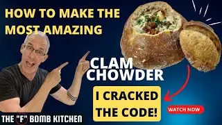 Clam Chowder and sourdough bread bowls