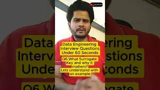 Data Engineering Interview Question 6.What is Surrogate Key? #dataengineering