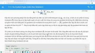 11.9.2. Minibatch, Hạ Gradient Ngẫu nhi&ecirc;n theo Minibatch, Dive into Deep Learning