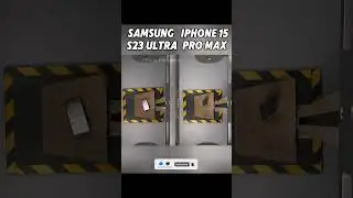 iPhone 15 Pro Max vs Samsung S23 Ultra DROP TEST &ndash; Who Will SHATTER First?! 😱💀#shorts#viralvideo