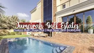 Custom Built Villa For Sale | Jumeirah Golf Estate, Dubai | AED 24,950,000