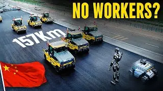 China Just Built a 157 km Highway With ZERO Human Workers