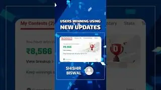 Naye Update Ke Baad Dream11 Pe Jeet Ka Silsila Shuru! 🏆 Congrats Mr. Shishir 💰🔥