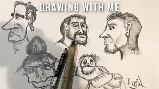 Draw with me, learn to draw fantasy faces