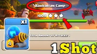 1 Shot Max Barbarian Camp is Very Easy in Clan Capital