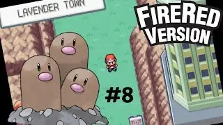 Pokemon Fire  Red Episode 8...Rock Tunnel & Lavender Town..DhruTheGamer