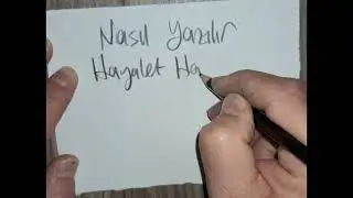 Hayalet Harfler Y Nasıl Yazılır Writing Letters in Shadow