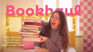 Geburtstags-Bookhaul