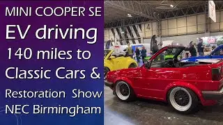 Drive the 2022 Mini Cooper SE EV to NEC Birmingham Practical Classics Classic Car & Restoration Show