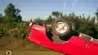 Car Crash - Overturned Pickup truck