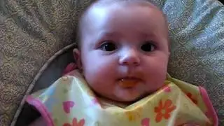 Bella loves sweet potatoes!