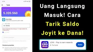 Cara Menarik Saldo Dana Di Joyit | Cara Tukar Koin Joyit Ke Dana
