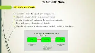 AJP Ch 06 Servlet Life Cycle