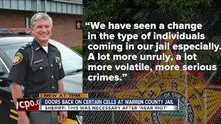 Doors back on certain cells at Warren County jail