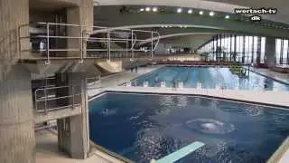 Luxemburg Hallenbad mit 10m Turm