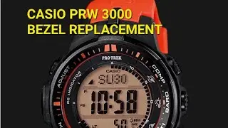 Замена безеля Casio PRW-3000