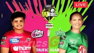 🔴LIVE MLSW VS SYSW | WBBL 07 | MELBOURNE STARS WOMEN VS SYDNEY SIXERS WOMEN | WOMENS BIG BASH LEAGUE