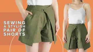 DIY a stylish pair of shorts (step by step sewing tutorial) | The Cannes Pants