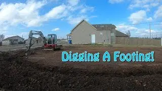 Digging A Footing With The Takeuchi TB153fr