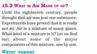 15.2-What is Air Made up of ?