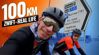 Zwift vs Real Life Which Is Fastest ? Comparing a 100km Tempo Ride Outdoors With 100km on Zwift