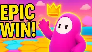 Epic Win in Fall Guys! | Clutch Finish & Easy Crown!