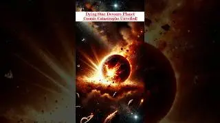 Dying Star Devours Planet Cosmic Catastrophe Unveiled!