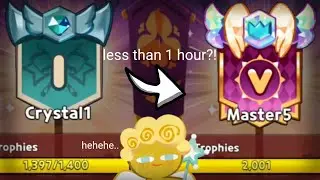 i speedruned crystal to master tier [cookie run kingdom]