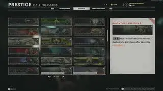 Call Of Duty Black ops Cold War Prestige Shop