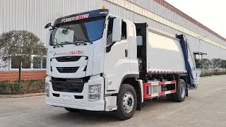 ISUZU FVR GIGA 6HK1 engine trash compactor truck